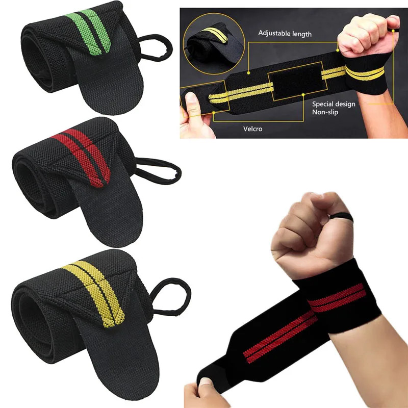 1 Piece Weight Lifting Strap Fitness Gym Sport Wrist Wrap Bandage Hand Support W