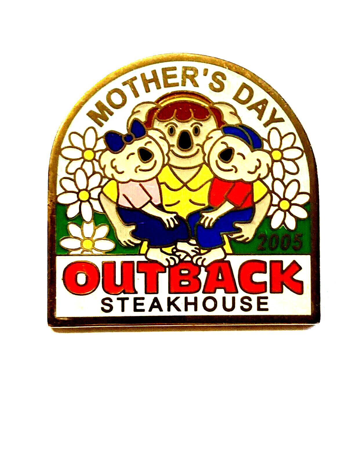 Outback Steakhouse Mothers Day Lapel Pin