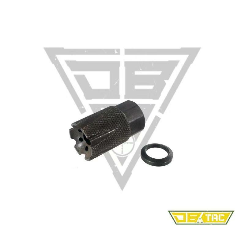 Low Concussion 5/8''x24 TPI Thread Competition Muzzle Brake For 9mm