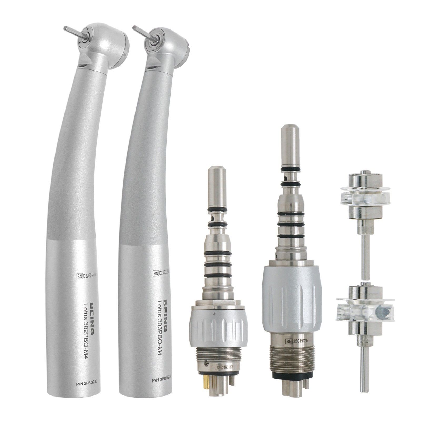 BEING Dental Fiber Optic Turbine Handpiece fit KaVo MULTIflex LED Coupler 6Pin