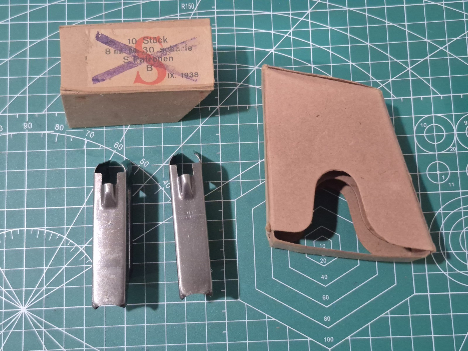 Steyr Mannlicher M95 Clips Original WW2 Era 8x56r/8x50r German Eagles Set #7