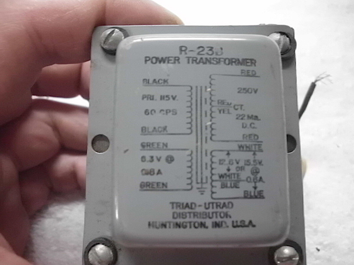 Triad | R-23J Tube Preamp Power Transformer 250V 22MA