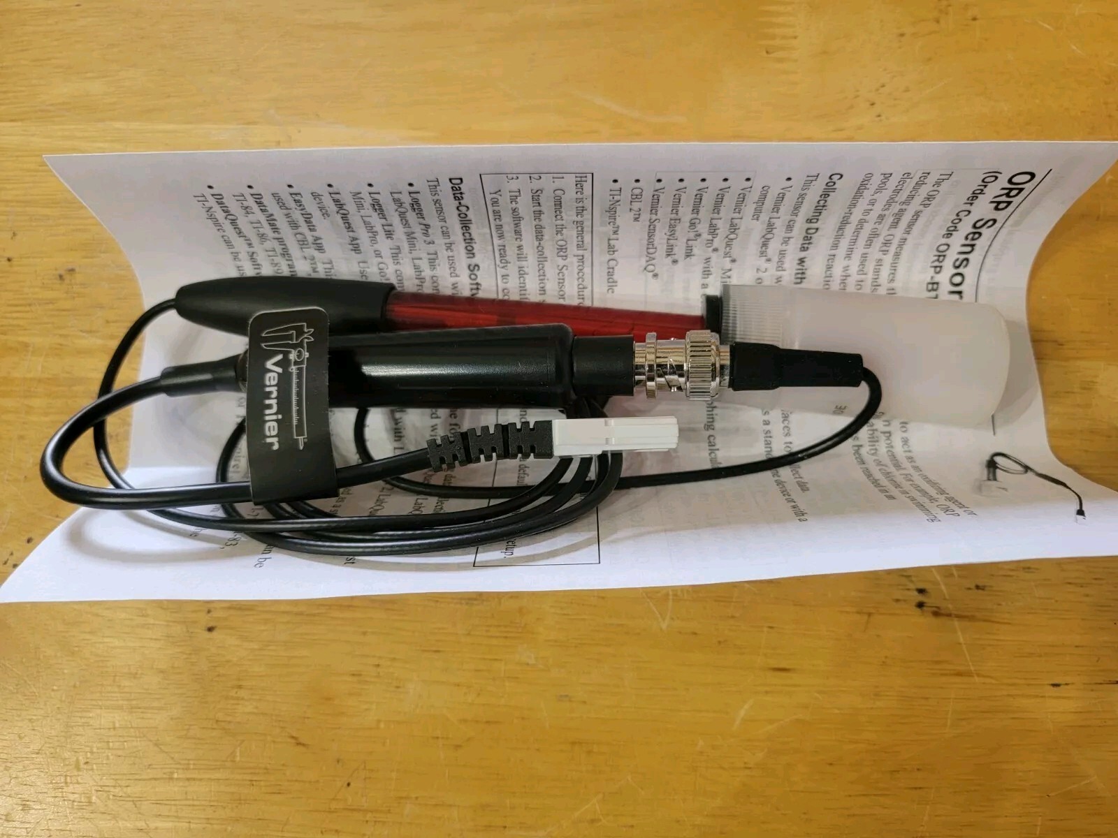 Brand New In Box Vernier ORP Sensor Oxygen Reduction Potential Sensor ORP-BTA