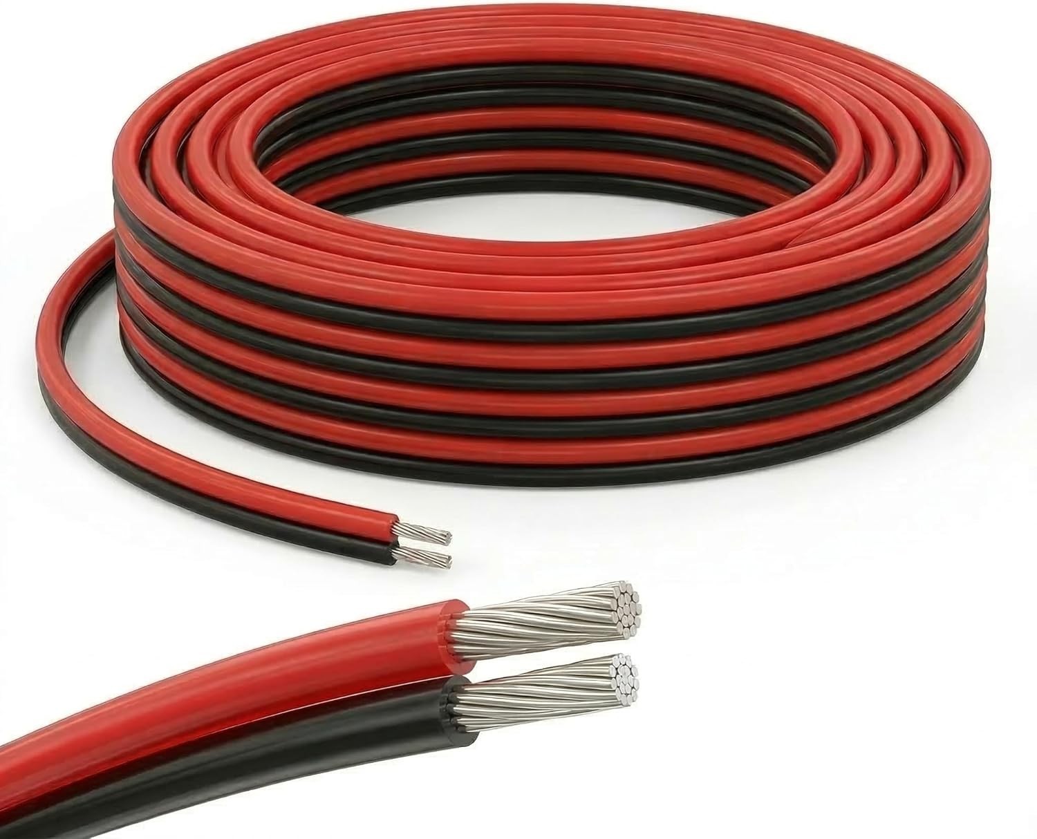 Versatile 20 AWG 2-Conductor Electric Cable - 66ft for Single Color LED Lighting