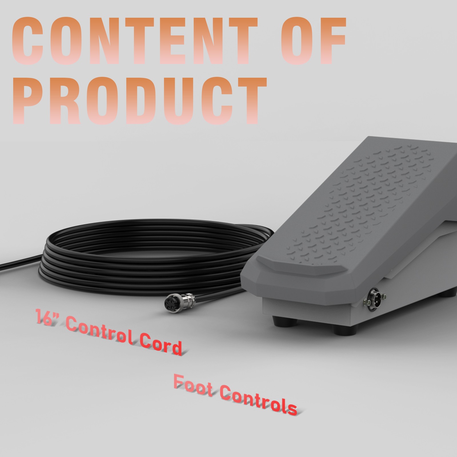 TIG Welding Foot Pedal Amp Control Pedal, with TIG-200P ACDC TIG-205P YWT-200DC