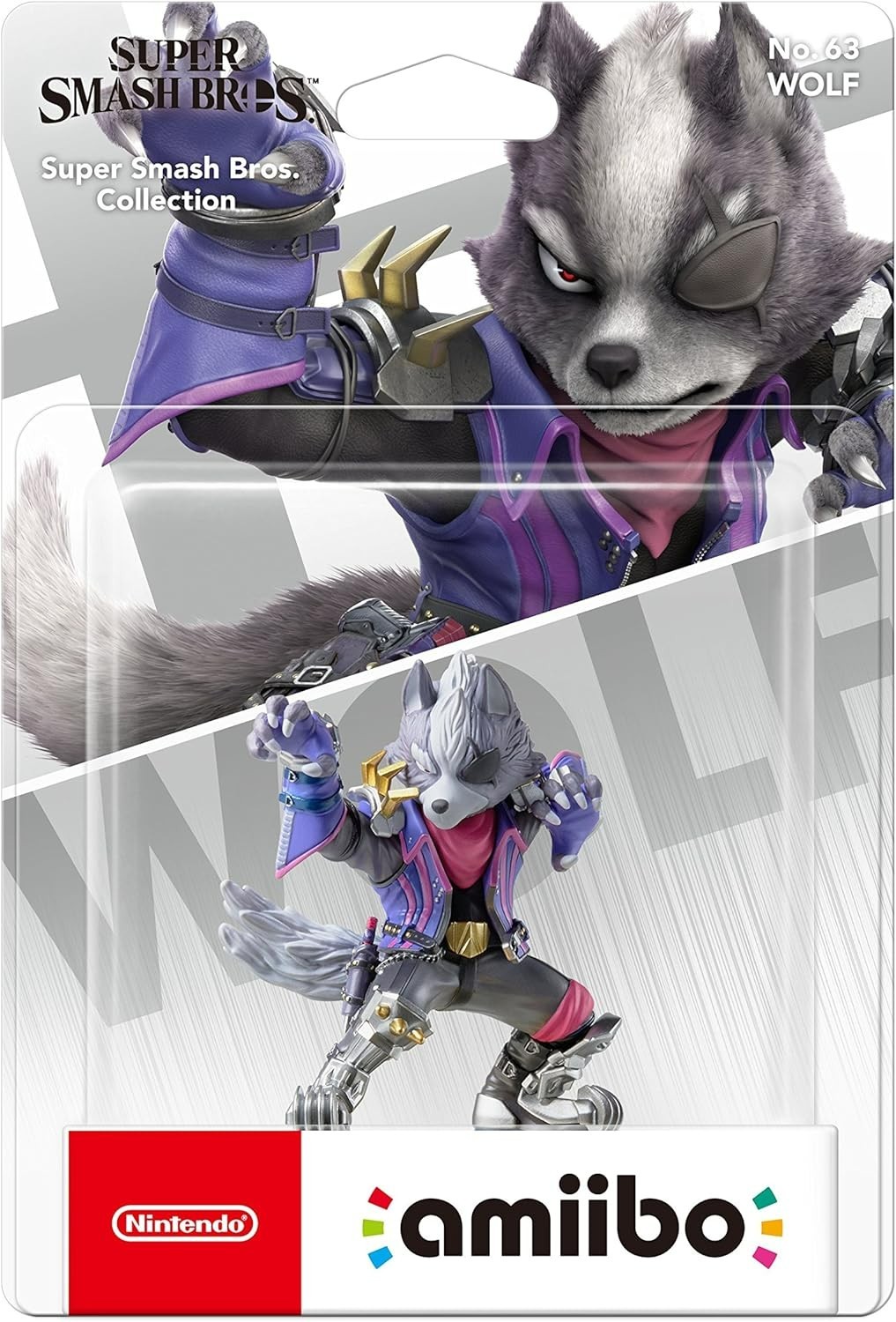 Nintendo Amiibo Super Smash Bros Collection Wolf Figure