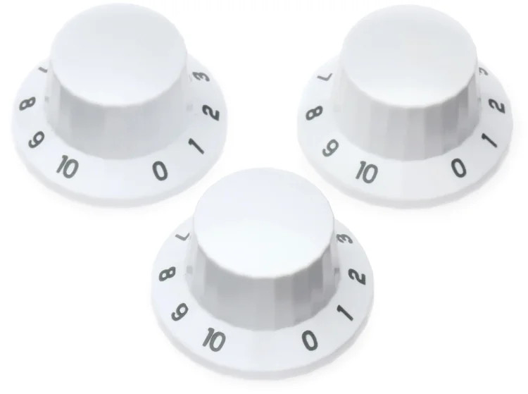 PRS Silver Sky Knobs - White (set of 3)