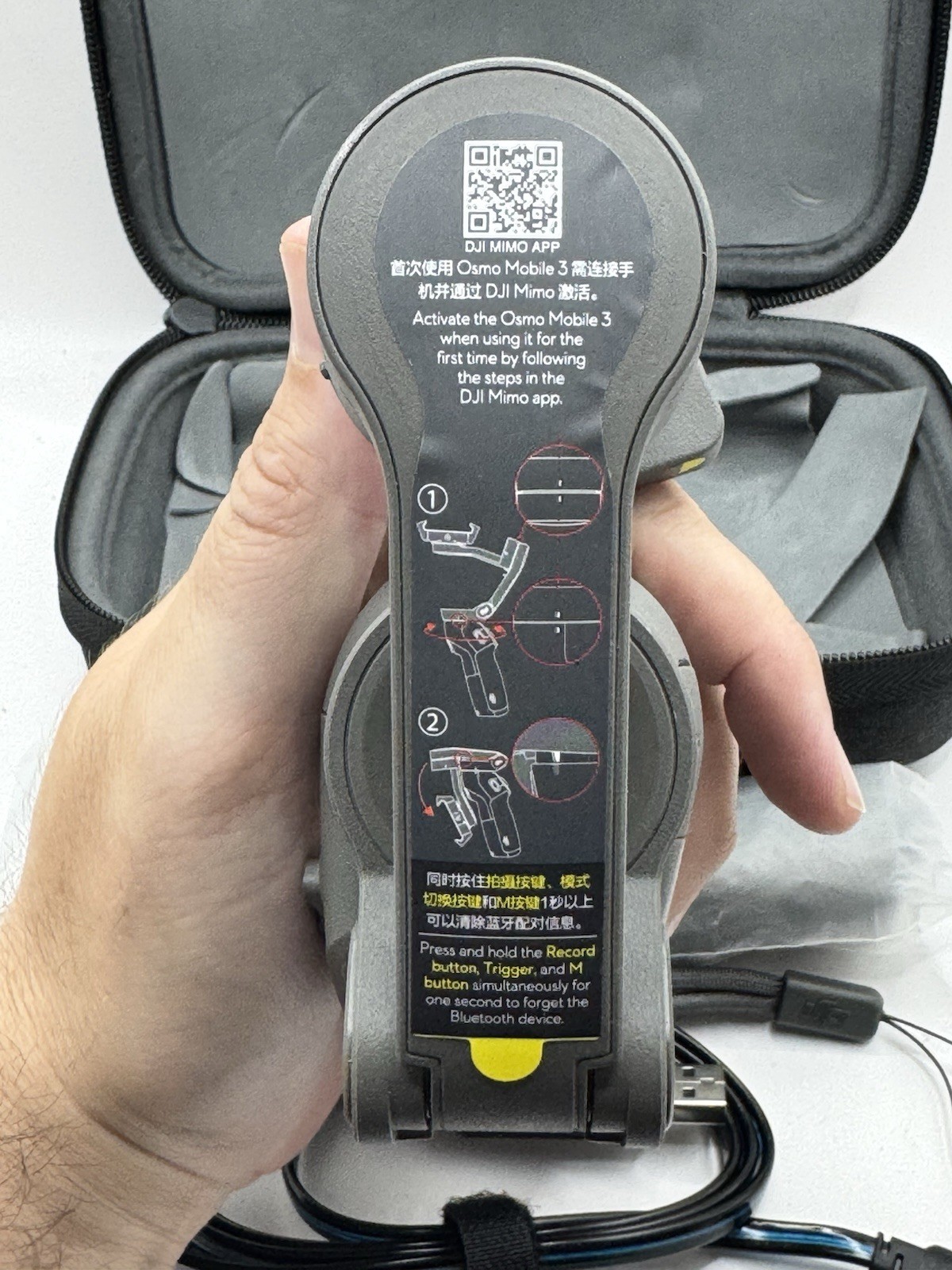DJI Osmo Mobile 3 Foldable Smartphone Gimbal Stabilizer w/ Case & Accessories