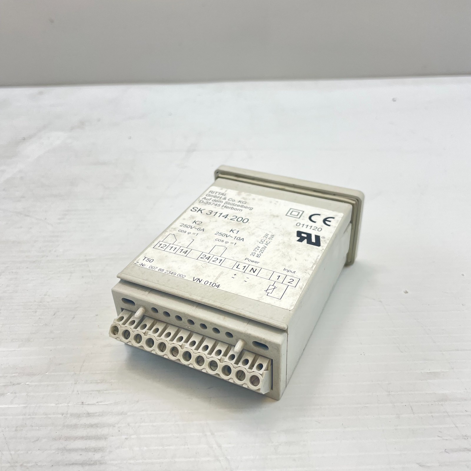 RITTAL SK 3114.200 Temperature Indicator K1 10A 250V K2 6A 250V