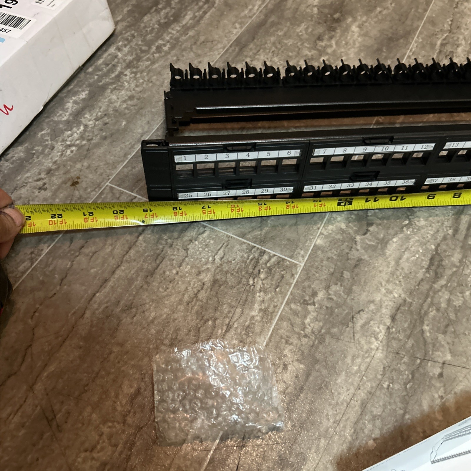 New Everest Media Solutions 48 Ports UTP Keystone Patch Panel 4 19” 2U. 1 Pack