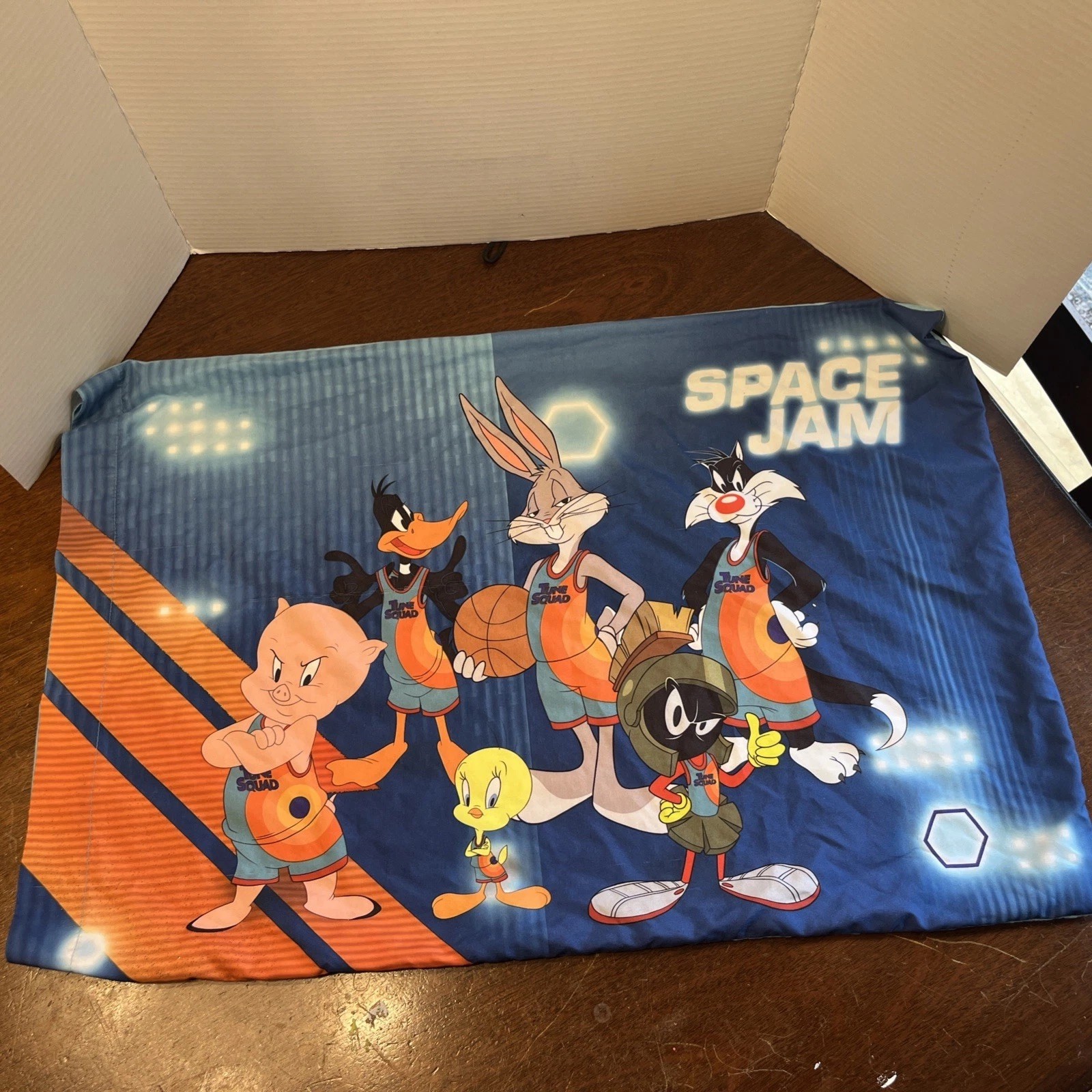 Space Jam Tune Squad 2-Sided Pillow Case - Warner Brothers - Bugs Bunny