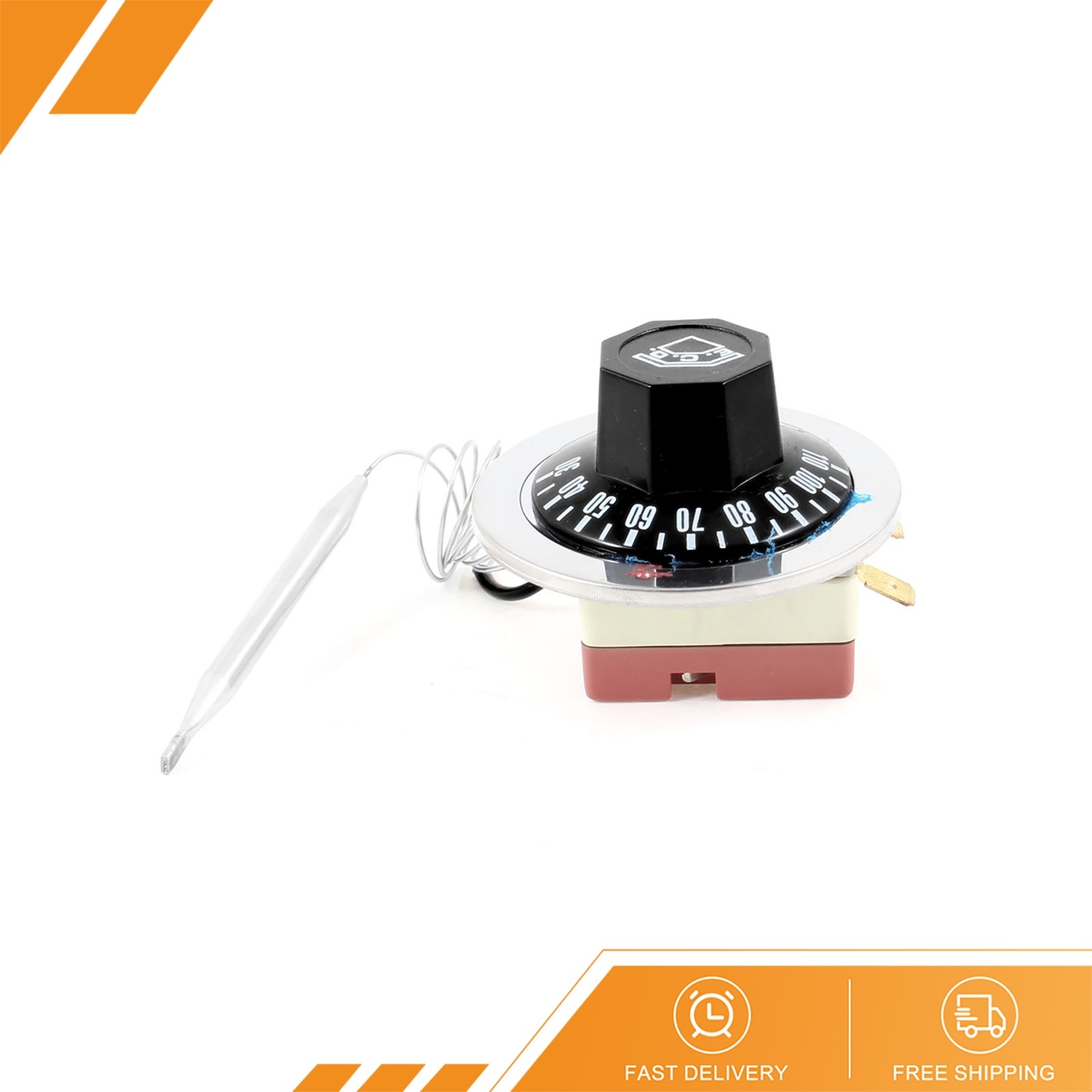 1Pcs 30-110 Celsius Dial Capillary Thermostat Temperature Control AC250V 16A