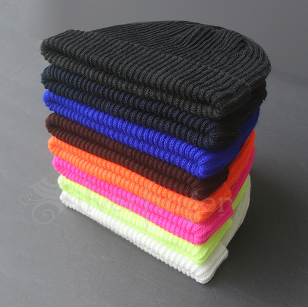 100% NATURAL FIBER YARNS COTTON HEMP KNIT HAT Beanie Cap Thick Winter Men Women