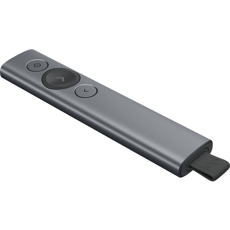 Logitech 910-004865 Spotlight Presentation Remote - Slate Grey (Open Box)