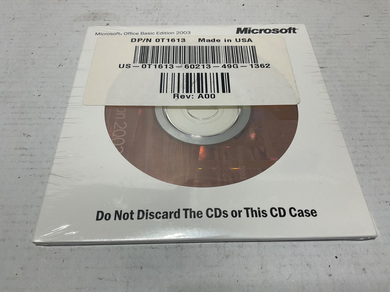 NEW MS Microsoft Office 2003 Basic Edition BE Full English OEM