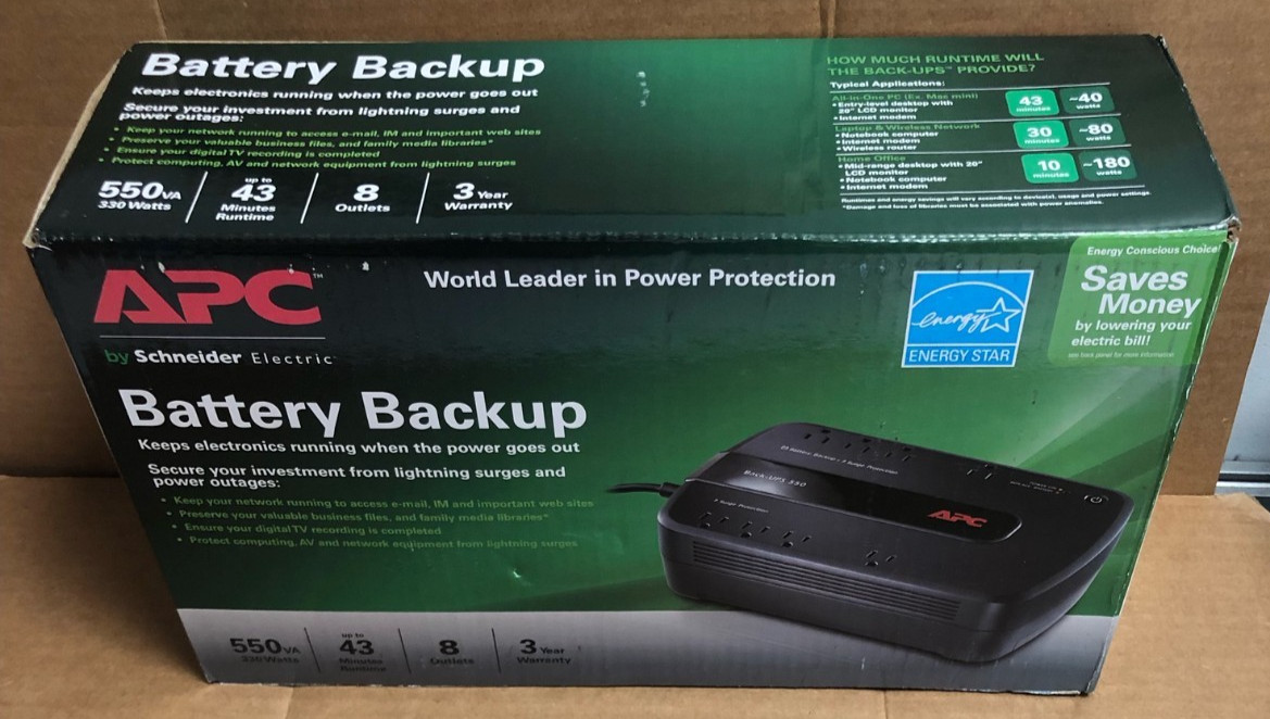 (OPEN BOX!) APC BE550G Battery Backup 🟦