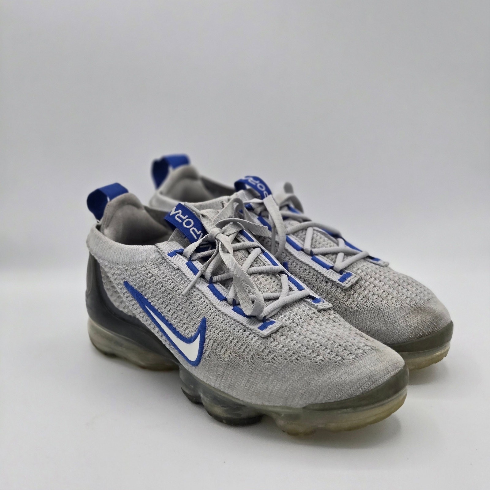 NIke Air Vapormax 2021 FK Flyknit men's DH4085-002 Platinum Summit White size 6
