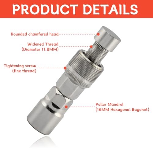 Bike Crank Puller Removal Tools, Bottom Bracket Removal for Bicycle Square
