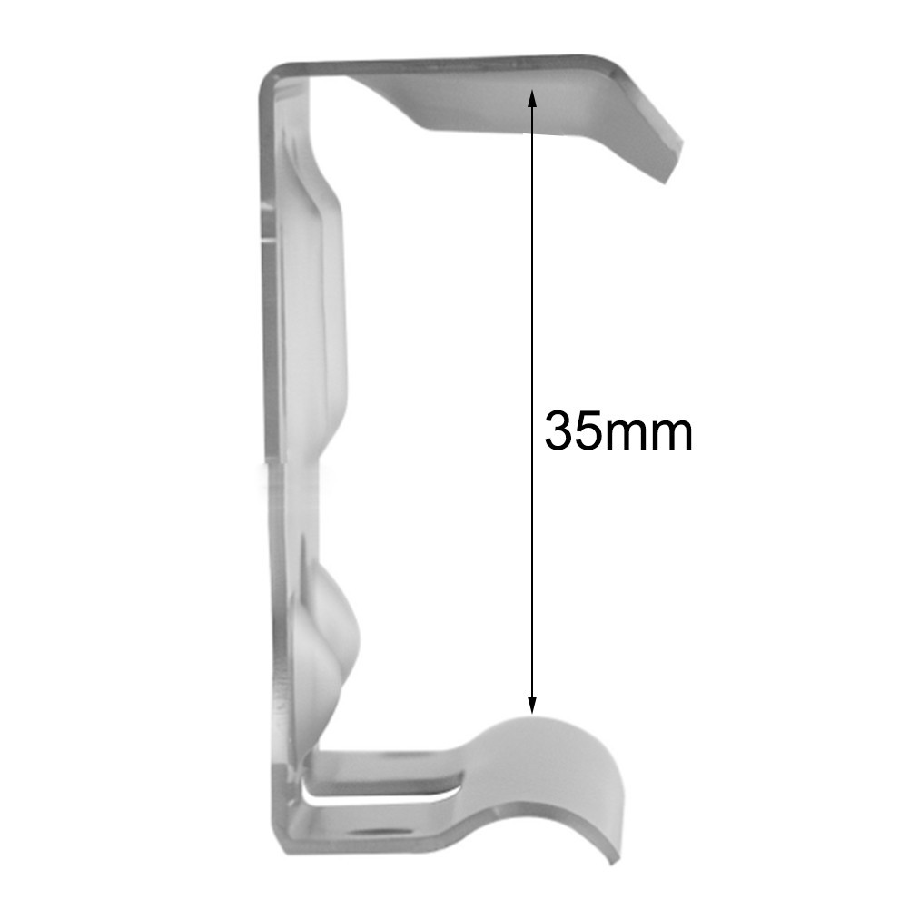 20Pcs Stainless Steel Drain Clips for Efficient Solar Panel Water Flow