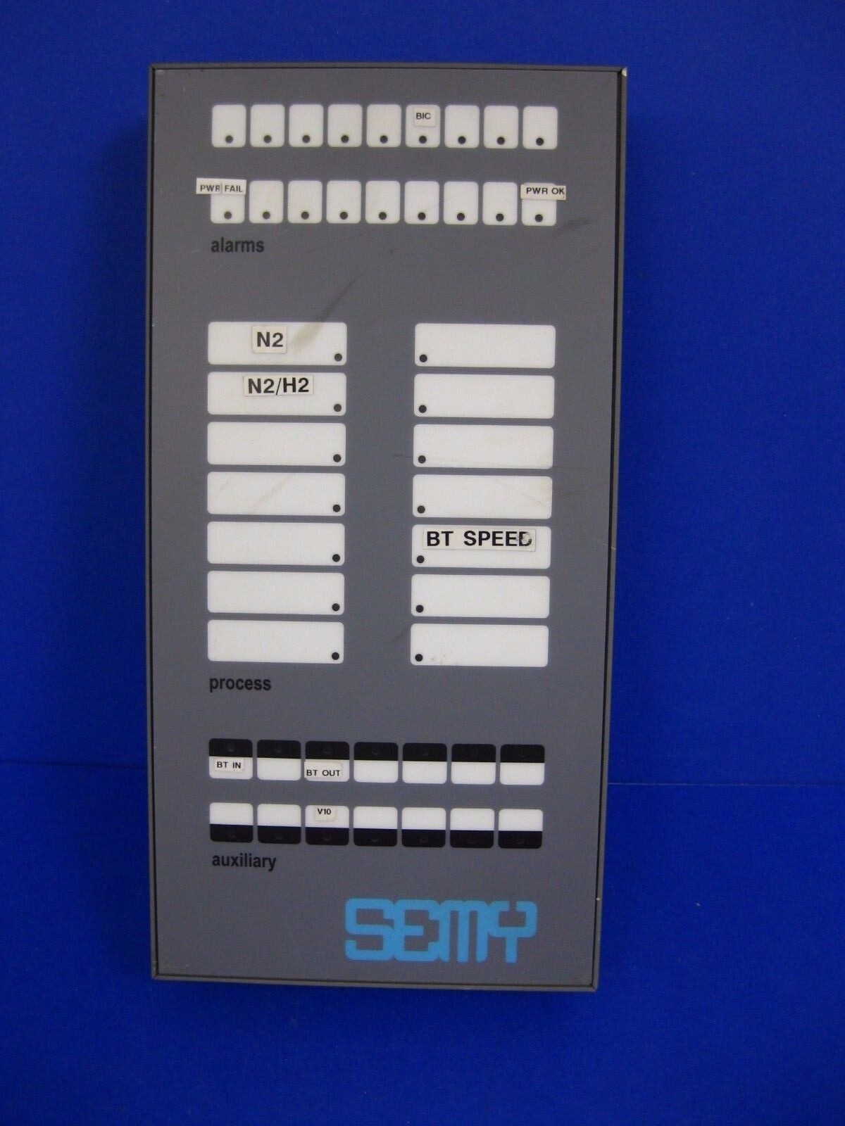 SEMY Engineering Process Status Display Box w/ MYP821800 PCB, Used