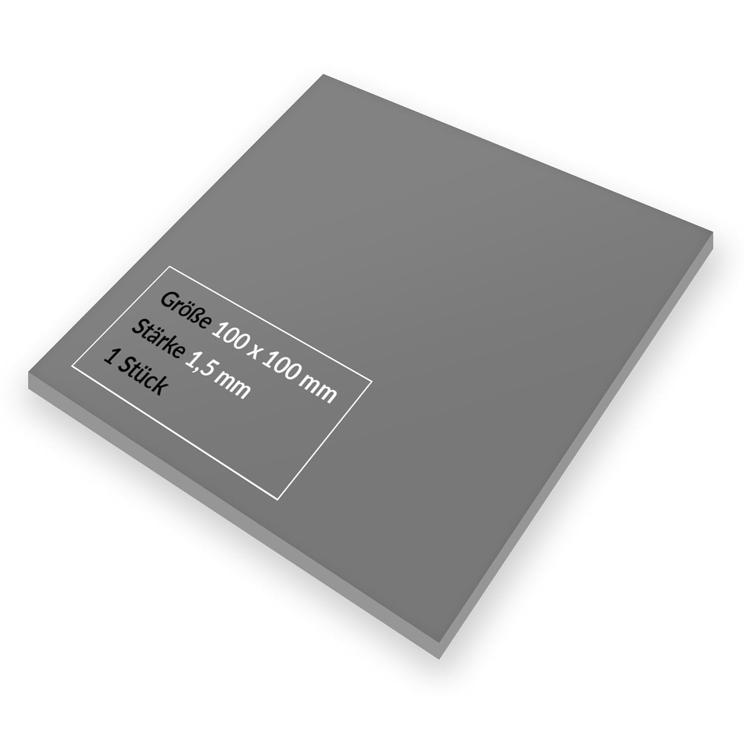 100x100mm 1.5mm Thermal Pad CPU Cooling Alternative Thermal Interface Material