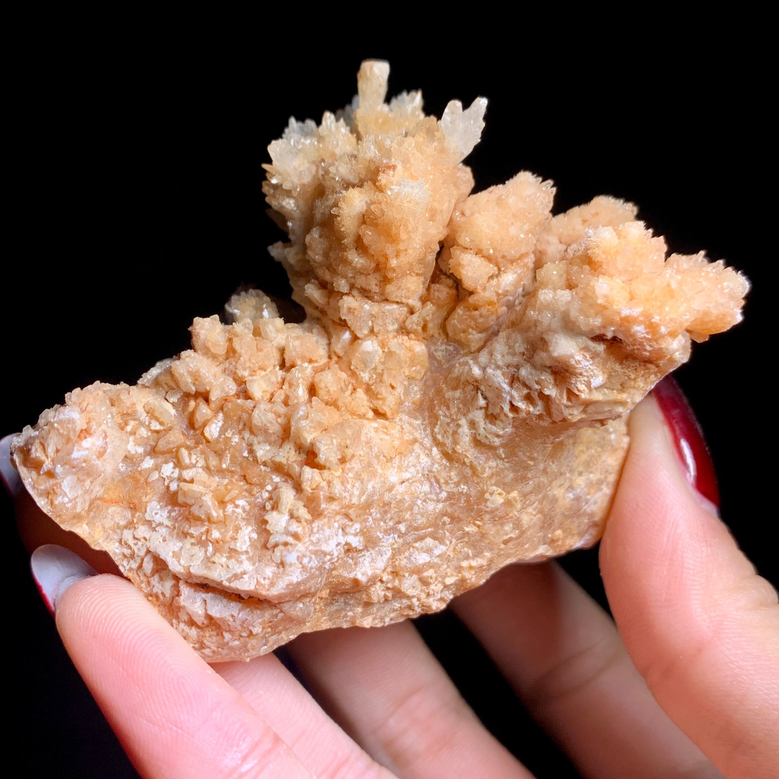 120G Specia Natural Beautiful Plaster Flower Mineral Specimen/Gift