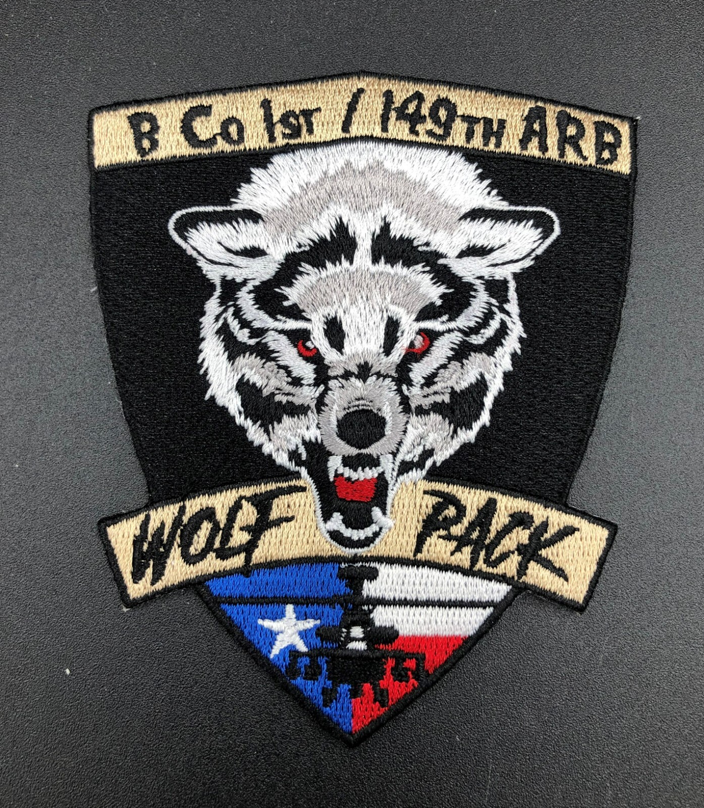 B Co 1st/149th ARB Wolf Pack Apache Army Aviation Patch OEF OIF
