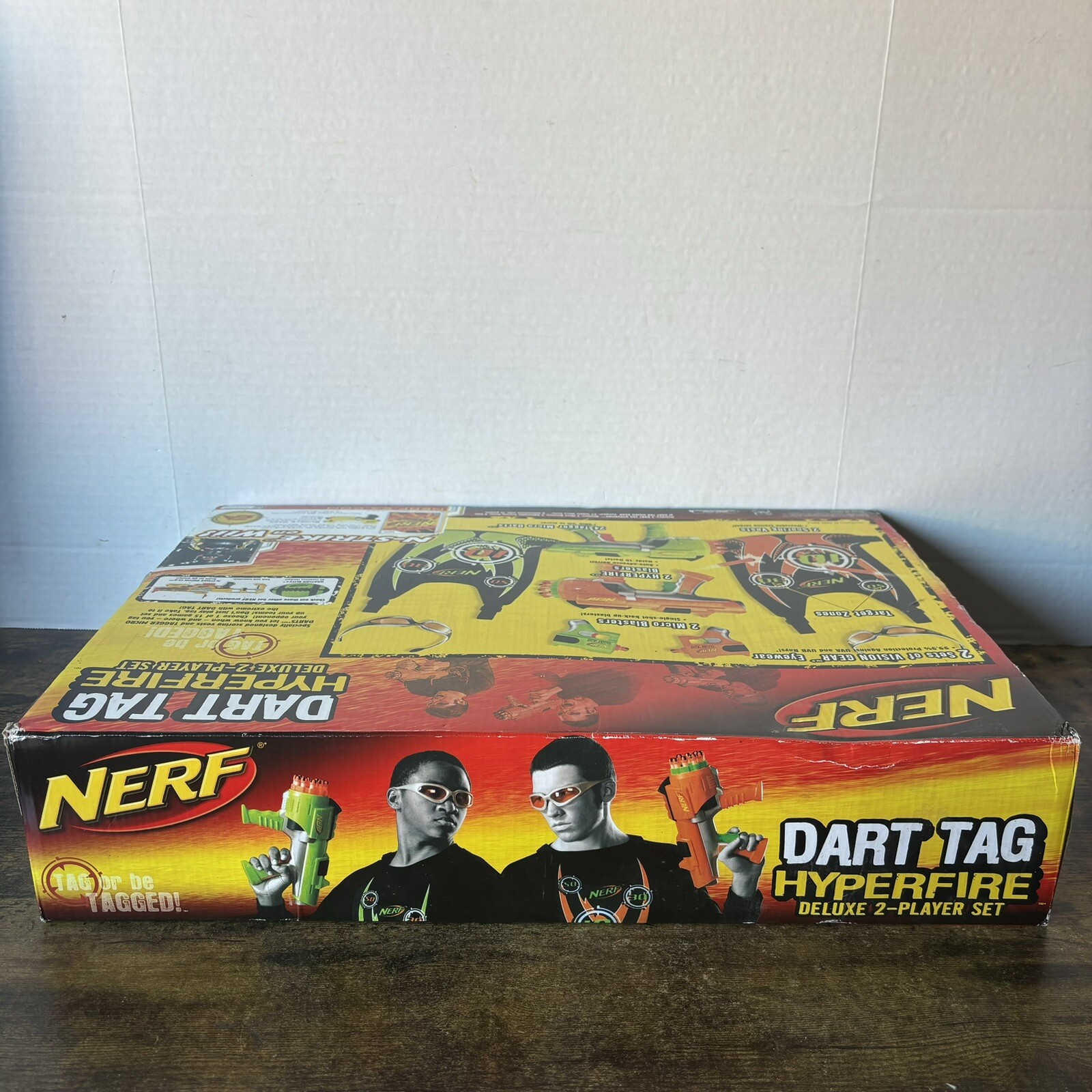 Hasbro Nerf Dart Tag Hyperfire Deluxe 2 Player 4 Blaster Set ( New in Box)