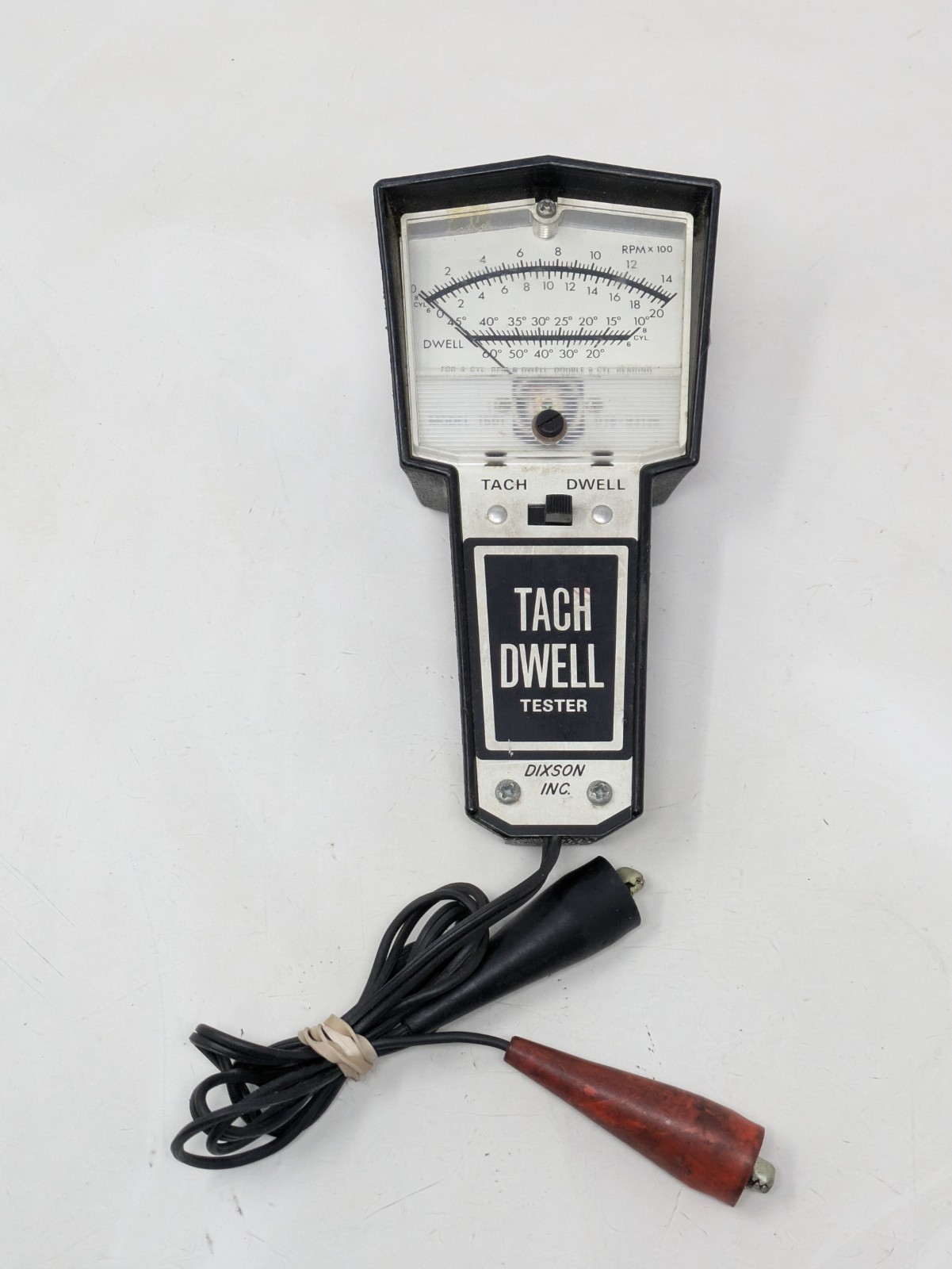Vintage 80's Dixson Inc Handheld Automotive Tach Dwell Tester Meter