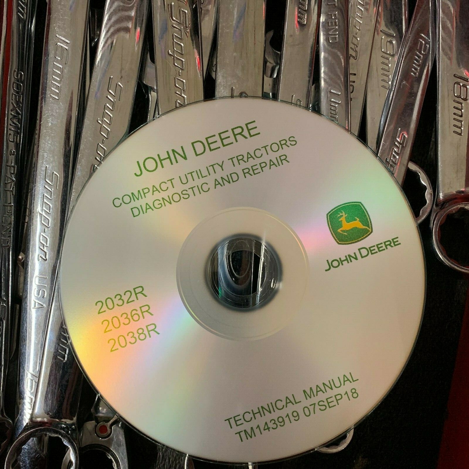 John Deere 2032R 2036R 2038R Compact Tractors Service Repair Manual CD