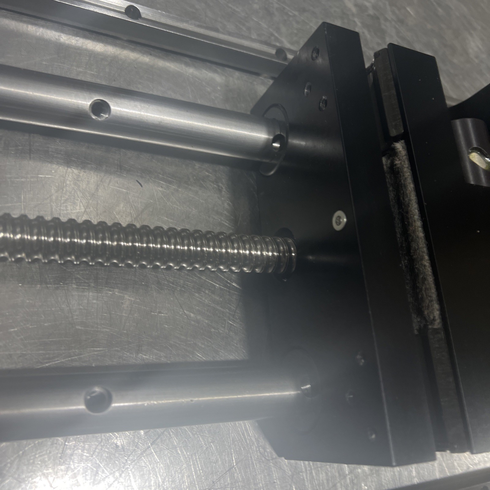 Intelitek Prolight Turning Center Linear Rail Axis Assembly. Used Surplus
