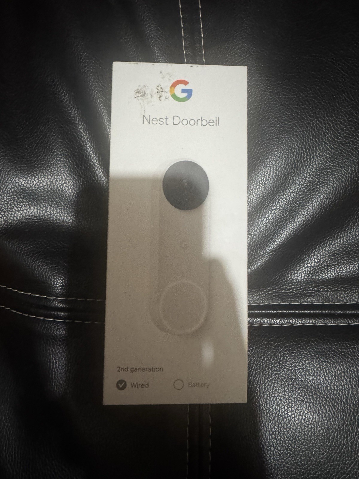 Google Nest Doorbell 2nd Generation Wired (GA02767-US) White/Snow