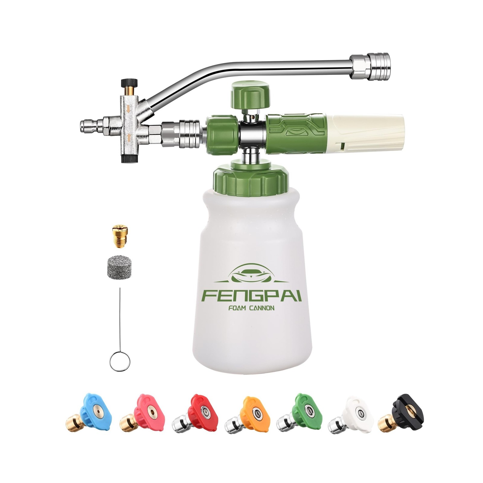 FENG PAI Pressure Washer Foam Cannon with Dual-Connector Access... FAST USA SHIP