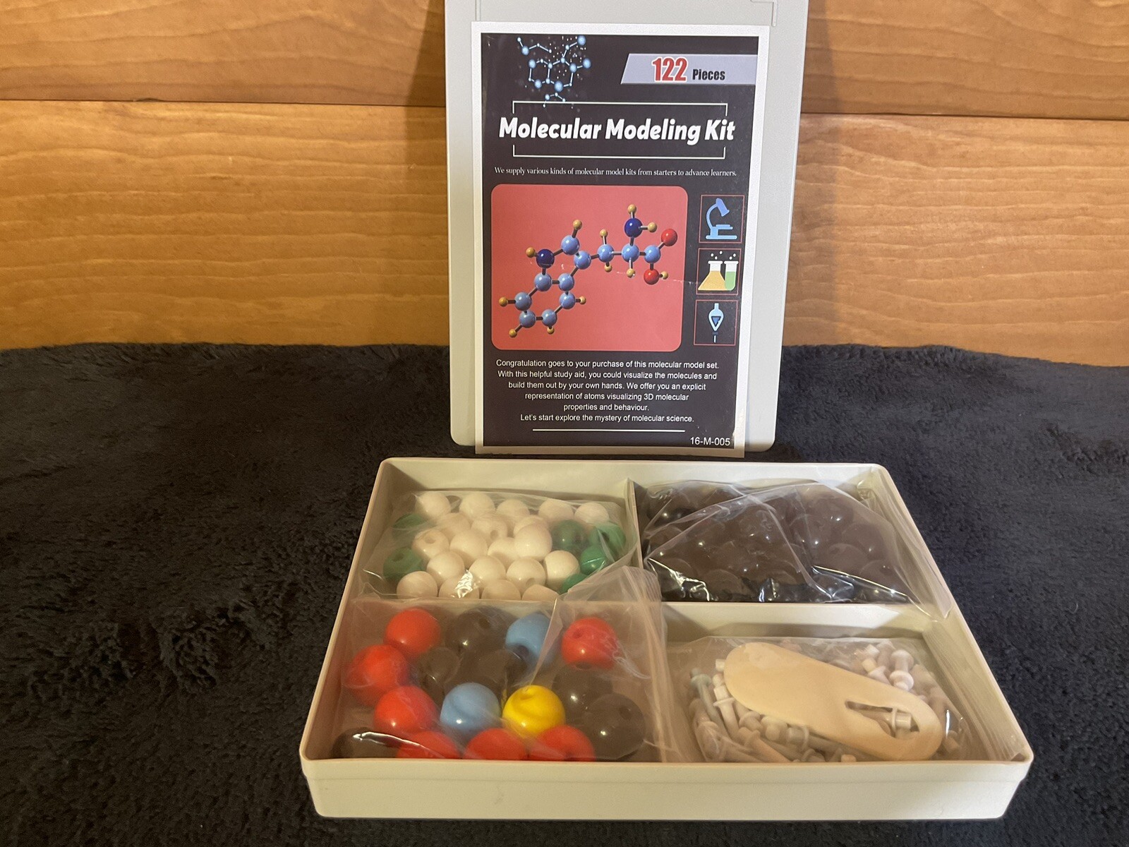 122 Pieces Organic Chemistry Molecular Model - Science Learning Student Kit