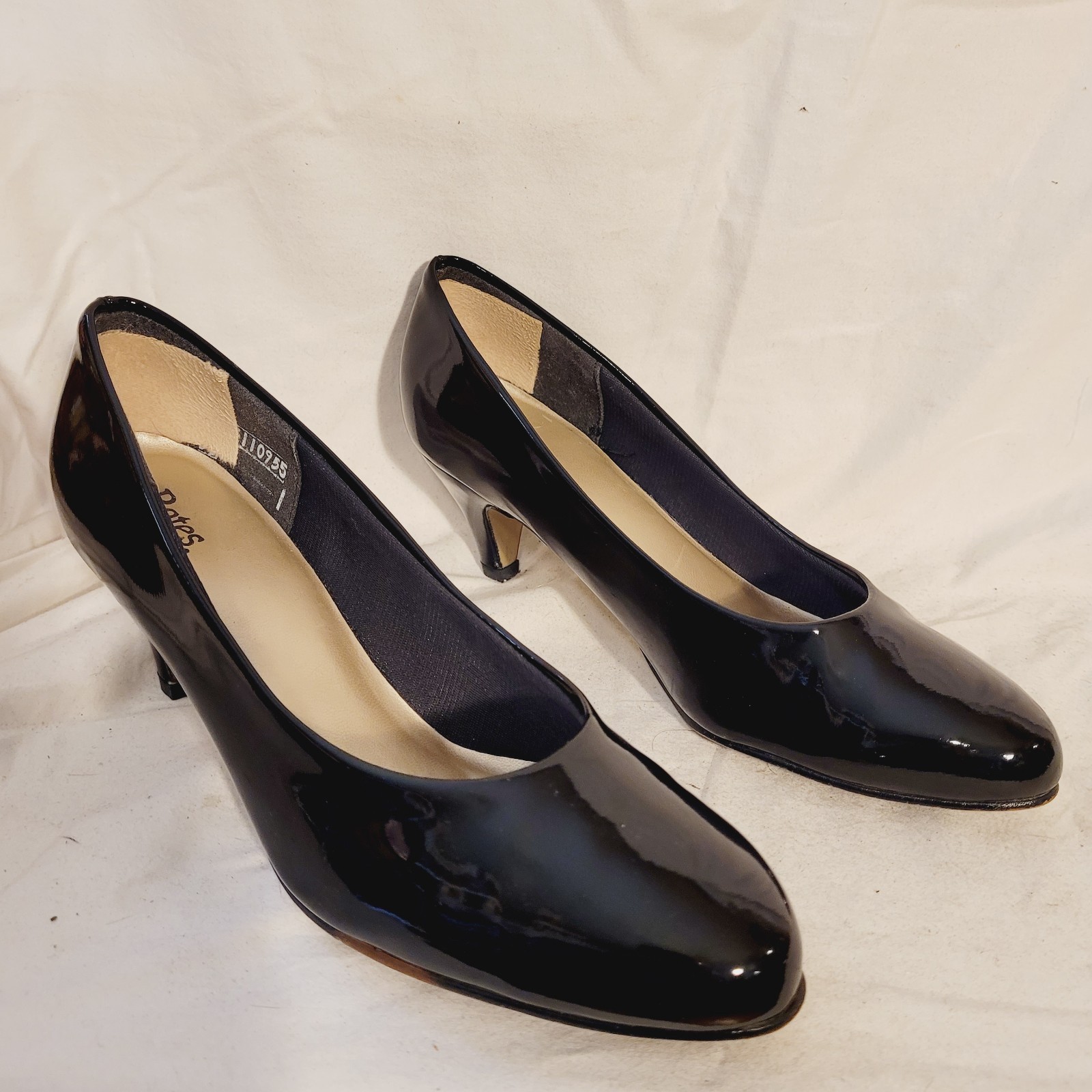 Womens Bates US Military High Gloss Dress High Heels Shoes ASU Uniform, Size 8m