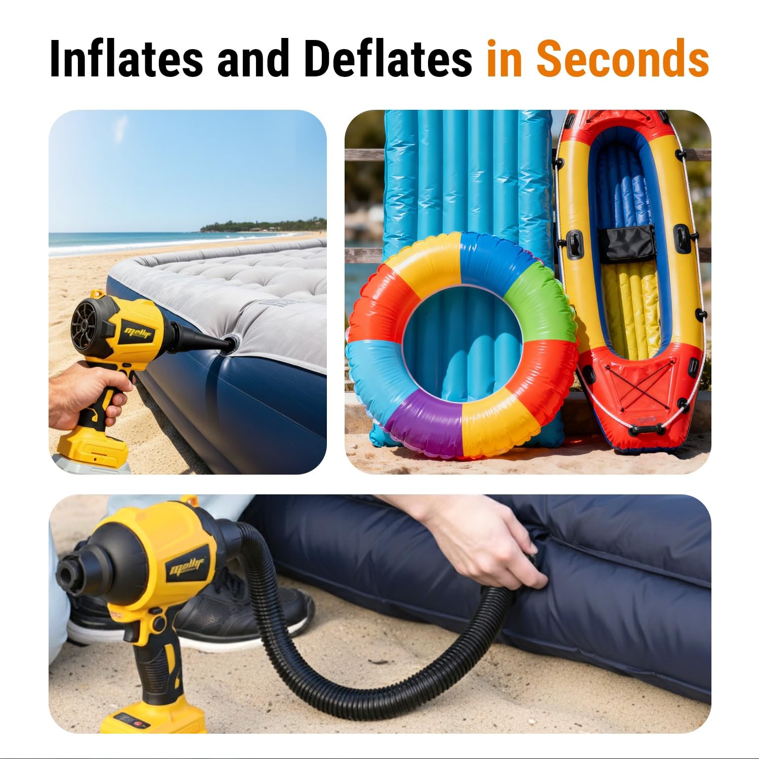 Cordless Compressed Air Duster & Blower Compatible with DeWalt 20V MAX Batter...