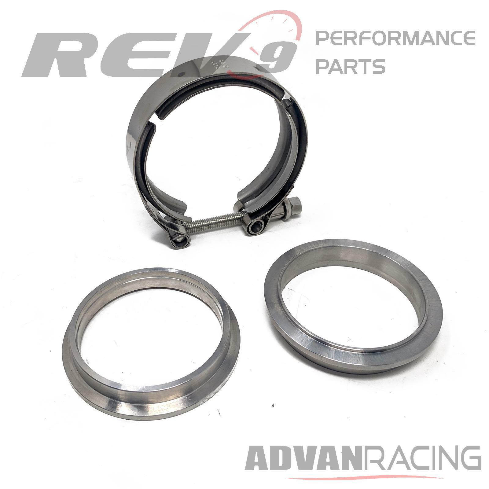 V-Band Clamp and Male/Female Flange Set - 3 inch I.D. 3.0" / 3.0 Inch V band ...