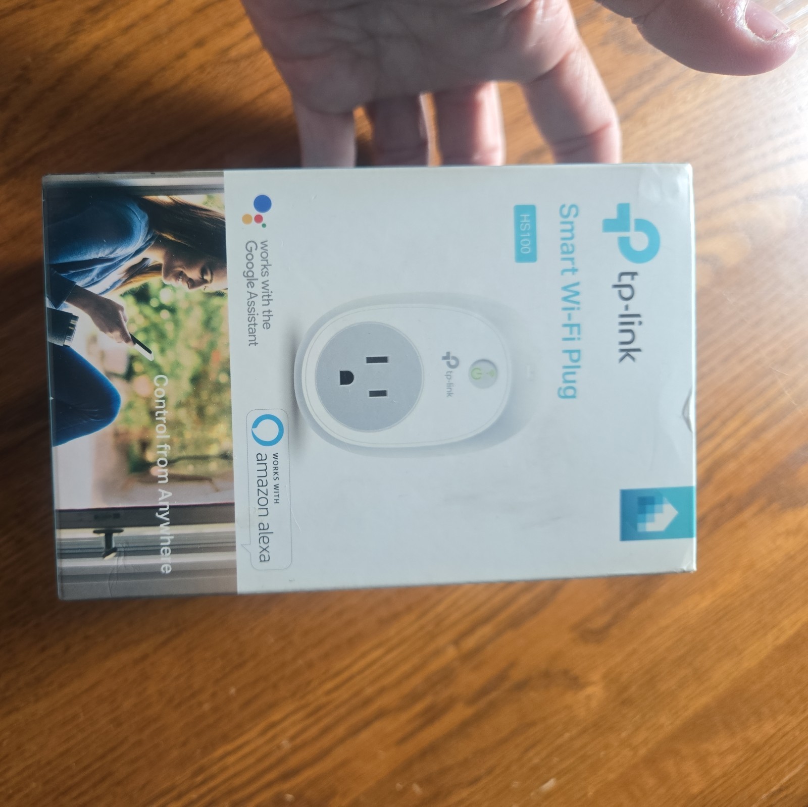 TP-Link HS100 Smart Wi-Fi Plug Alexa Google Assistant Compatible NIB