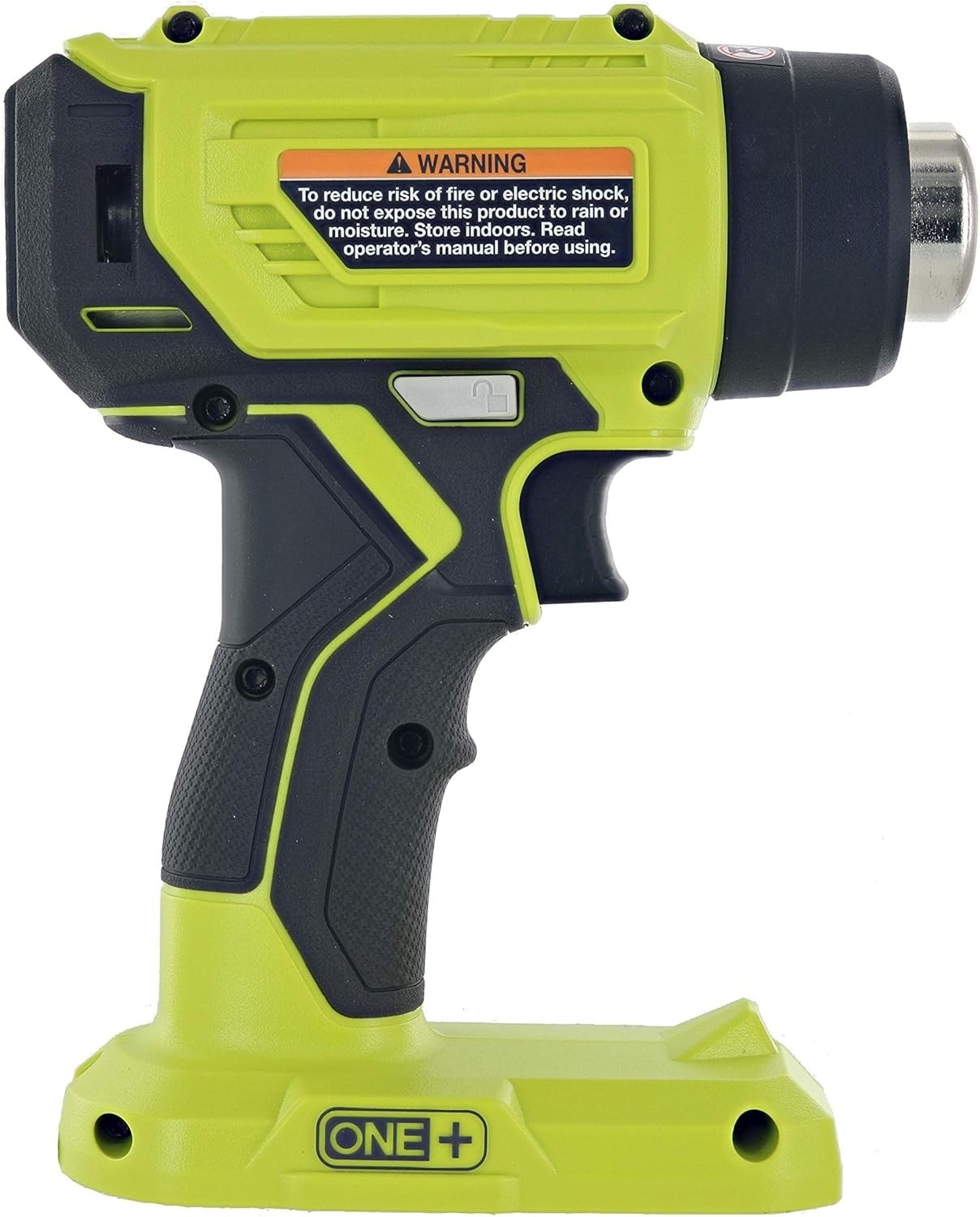 Portable 18-Volt Heat Gun - 10 Seconds Heat-Up with LED Light and Nozzles
