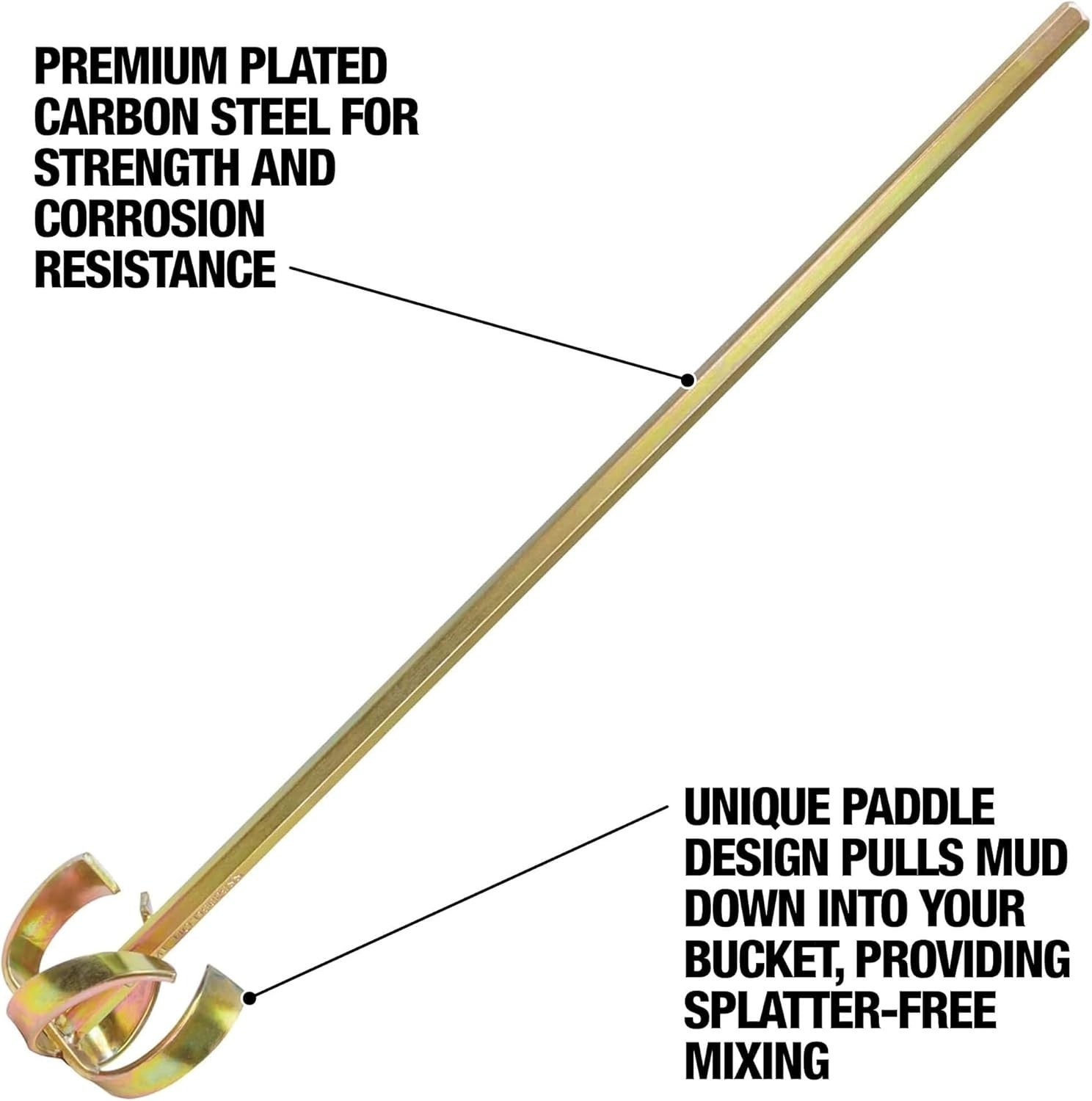DEWALT Drywall 13" Long Mixing Paddle W/ 2" Head | DXTT-2-293