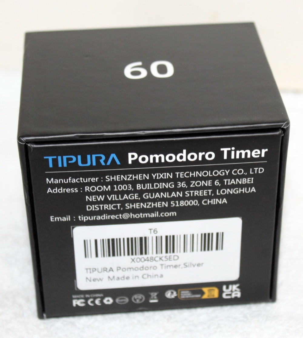 Tipura T6 Pomodor Digital Timer ~ NEW Open Box