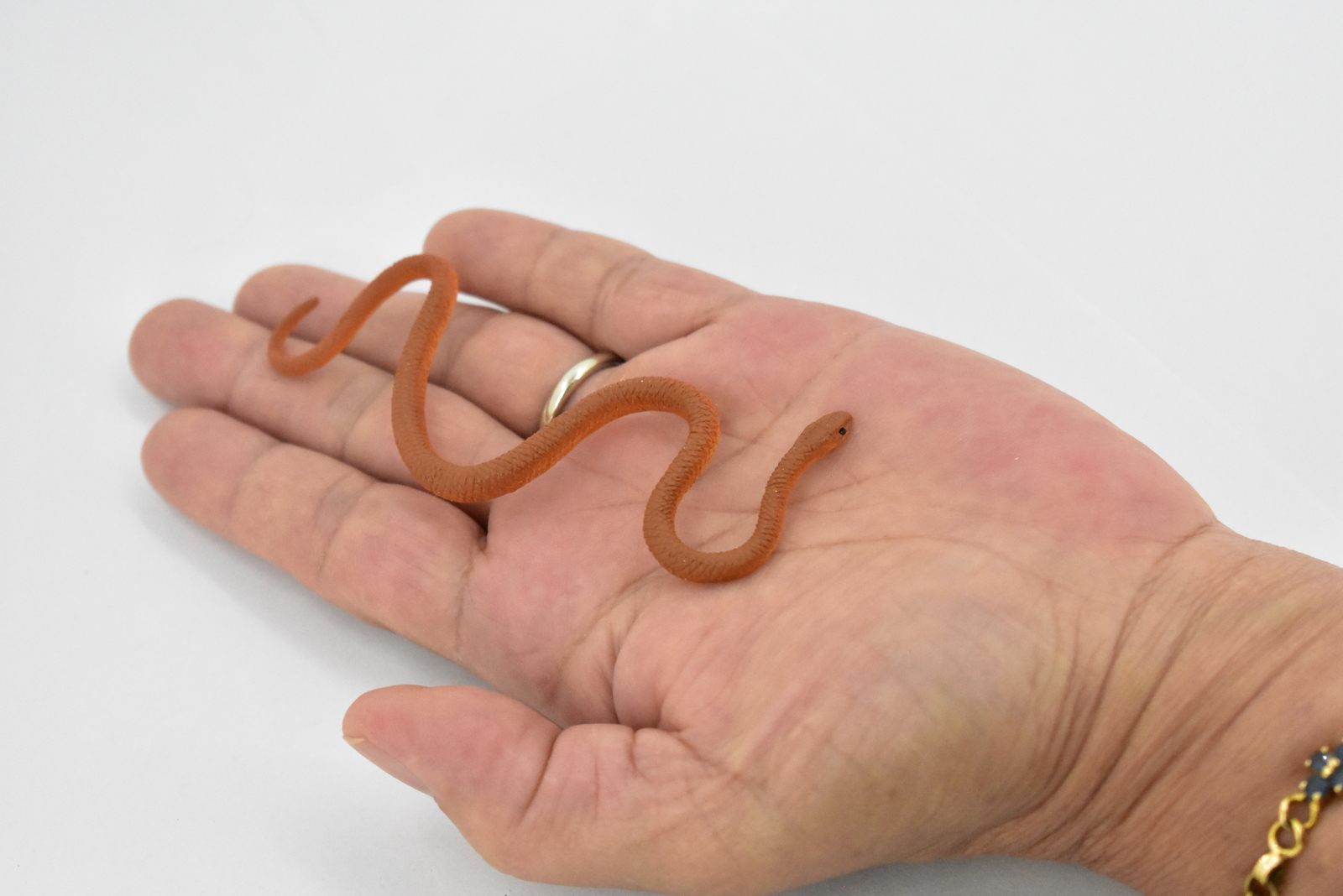 Snake, Taipan Inland Western, Rubber Reptile, Realistic Model Toy, 4" F1760 B42