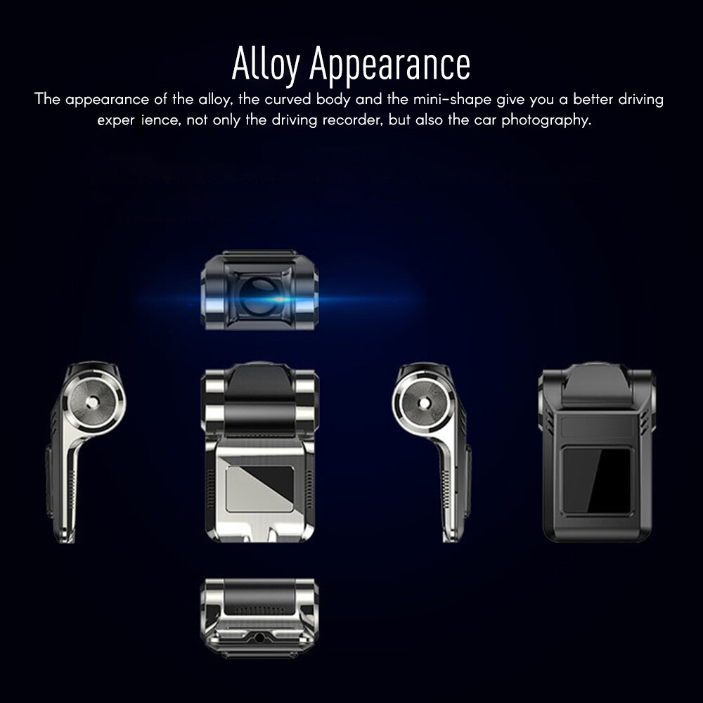 HD Car Driving Recorder DVR Camera Loop Recording ADAS G-sensor Motion Detection