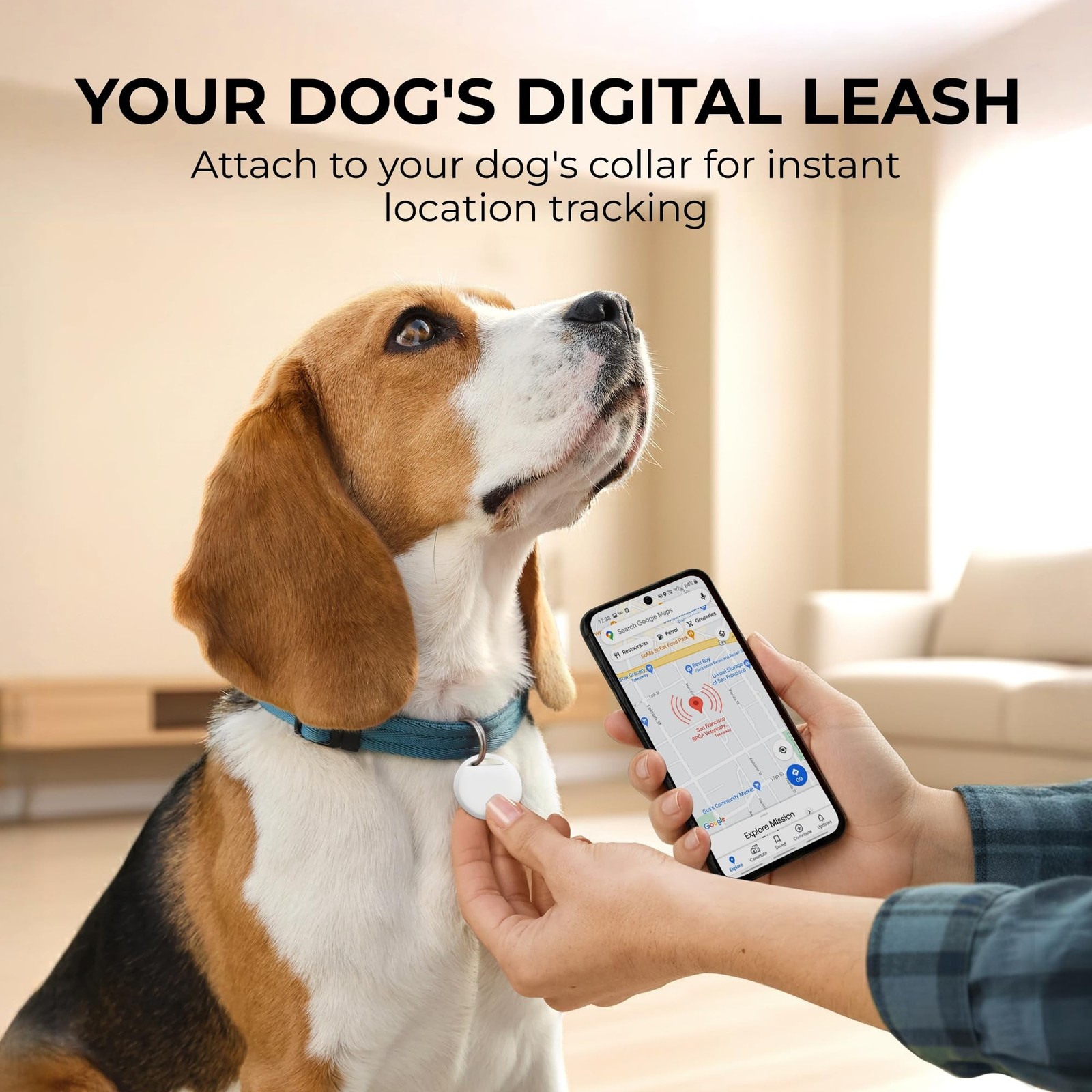 Enence Smart Tracking Device Tag for Keys, Wallet, Luggage, Pets Tracker Tag,...