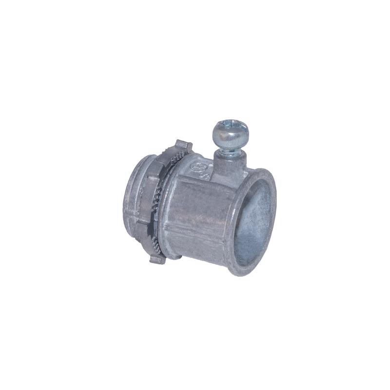 Sigma Electric 49230 Zinc Die Cast Set Screw Connector 1/2 Dia. in. (Pack of 50)