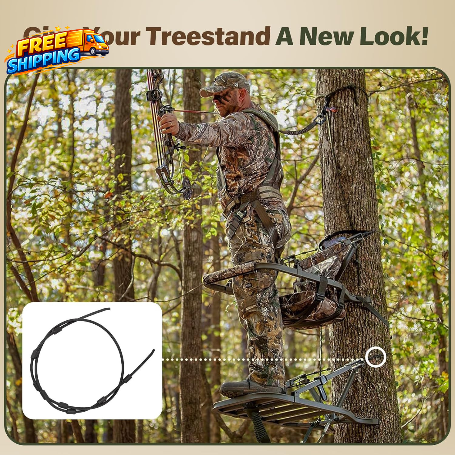 Climbing Tree Stand Replacement Cables for Summit Climber 65 Hang on Climber