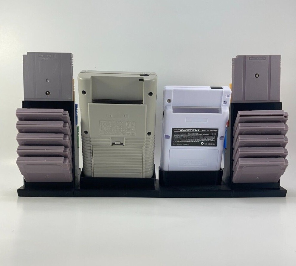 Multiple Game Boy Consoles and 18 Games- DISPLAY ONLY (Customize Colors)