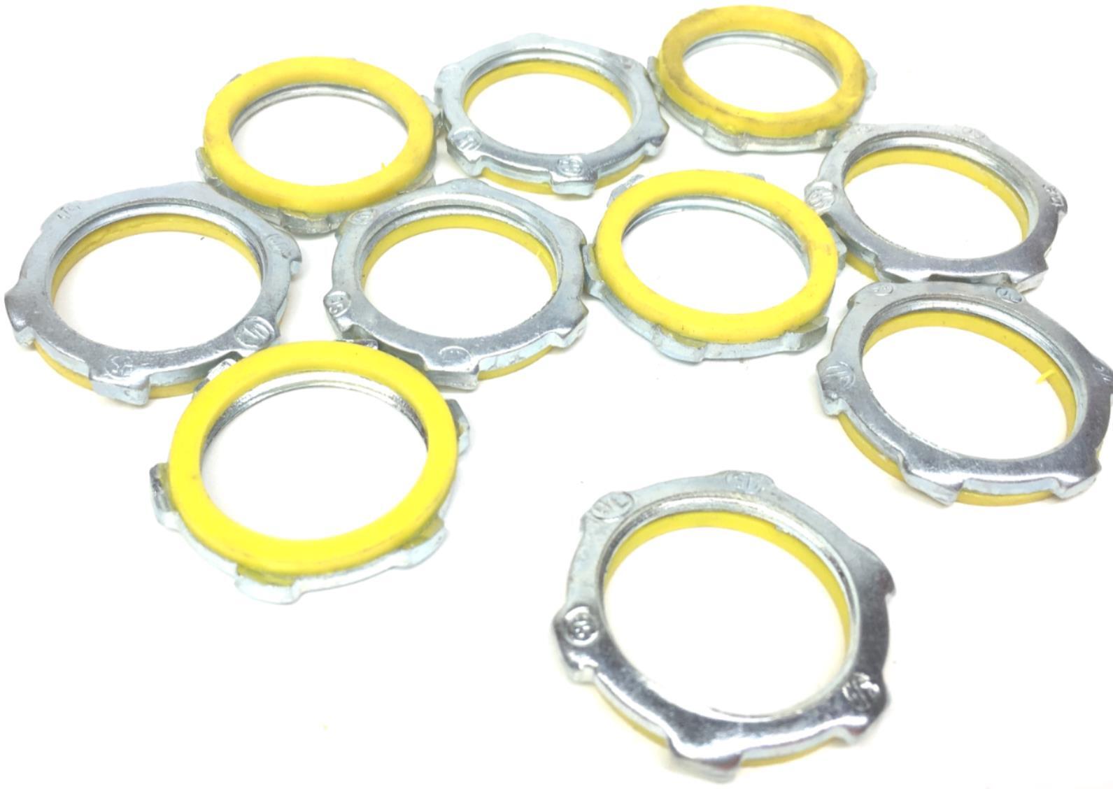 Thomas & Betts LN142 3/4" Rigid Sealing Locknut, Steel NEW LOT OF 10