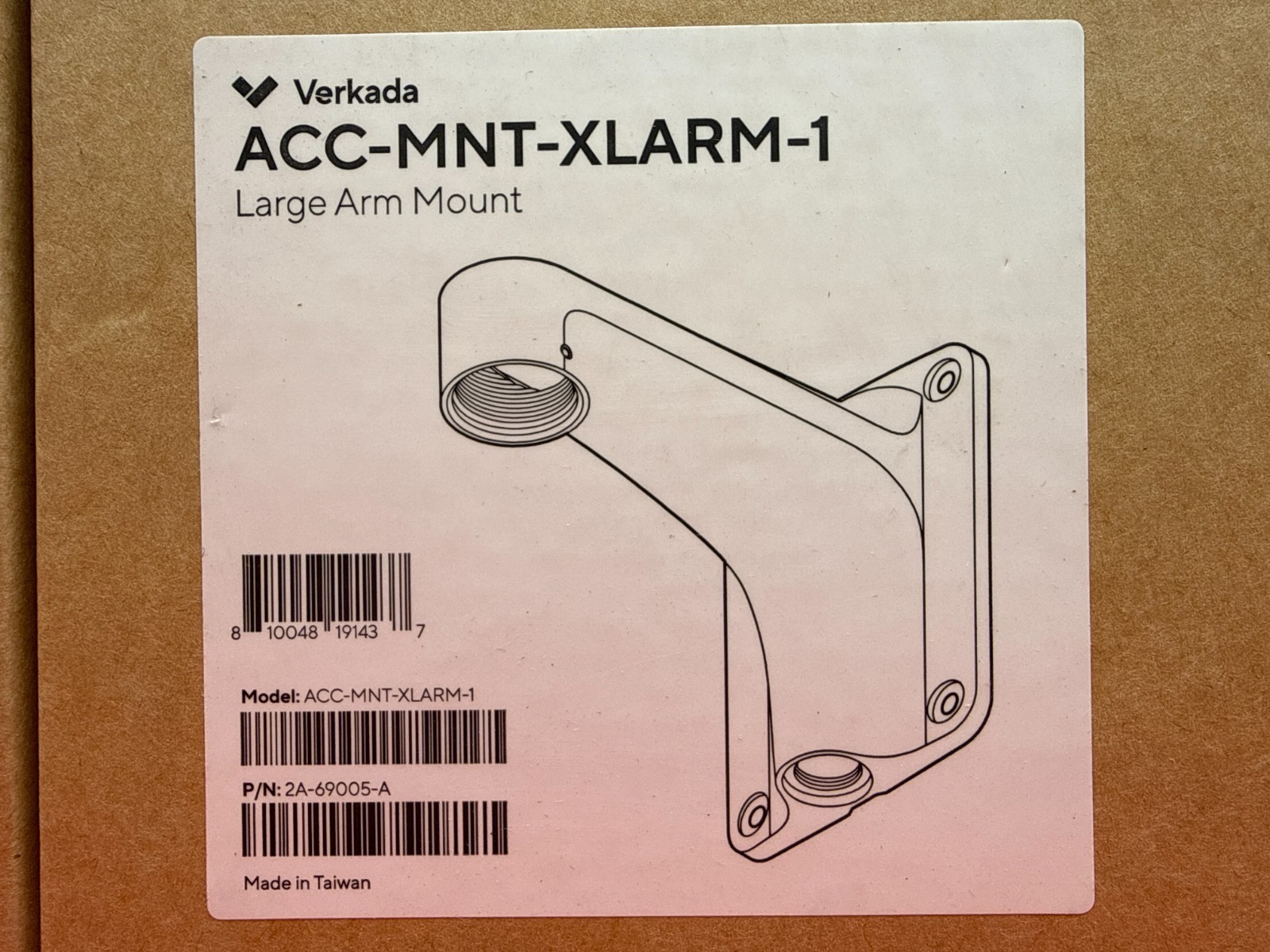 Verkada Camera Large Arm Mount ACC-MNT-XLARM-1 🇺🇸✨🇺🇸✨  BRAND NEW!