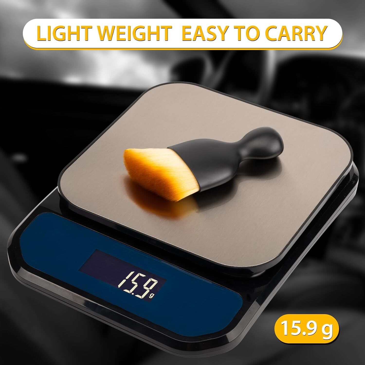 Auto Car Detailing Brush Dusting Brush, Soft Bristles Car Interior Cleaning Tool